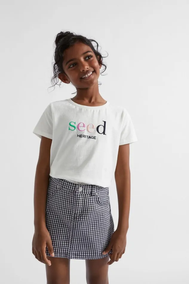 TShirts and Tops GirlBoy Seed Heritage Core Logo Tee Canvas Multi