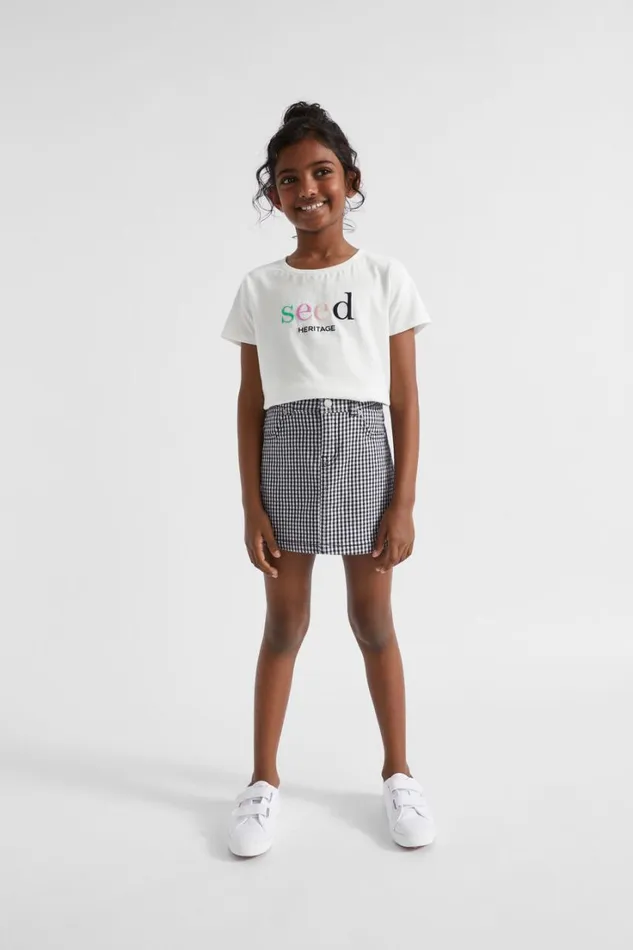 TShirts and Tops GirlBoy Seed Heritage Core Logo Tee Canvas Multi