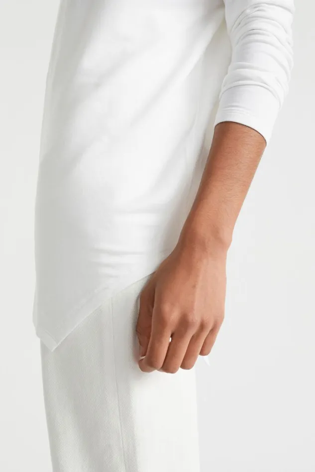 TShirts and Tops Woman Seed Heritage Core Asymmetrical Top Whisper White