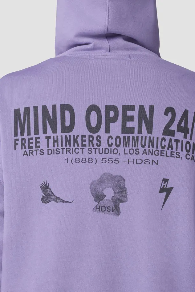 Tops and Sweaters Men Hudson Jeans Crop Hoodie Violet Minds Tops and Sweaters Men Hudson Jeans Crop Hoodie Violet Minds