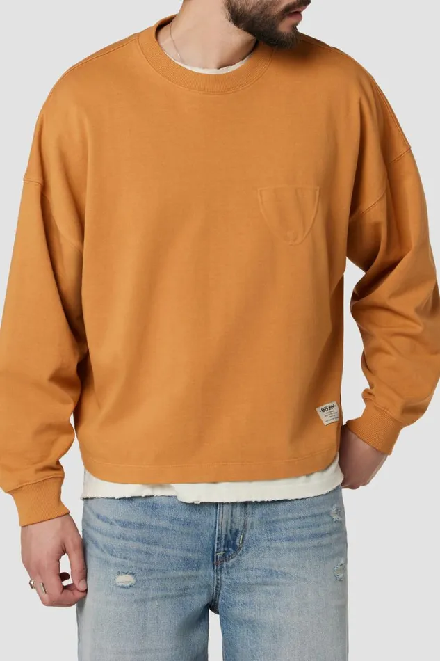 Tops and Sweaters Men Hudson Jeans Hudson X Brandon Williams Brandon Tee Rich Gold