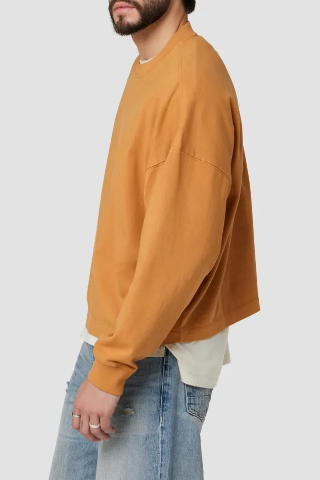 Tops and Sweaters Men Hudson Jeans Hudson X Brandon Williams Brandon Tee Rich Gold Tops and Sweaters Men Hudson Jeans Hudson X Brandon Williams Brandon Tee Rich Gold