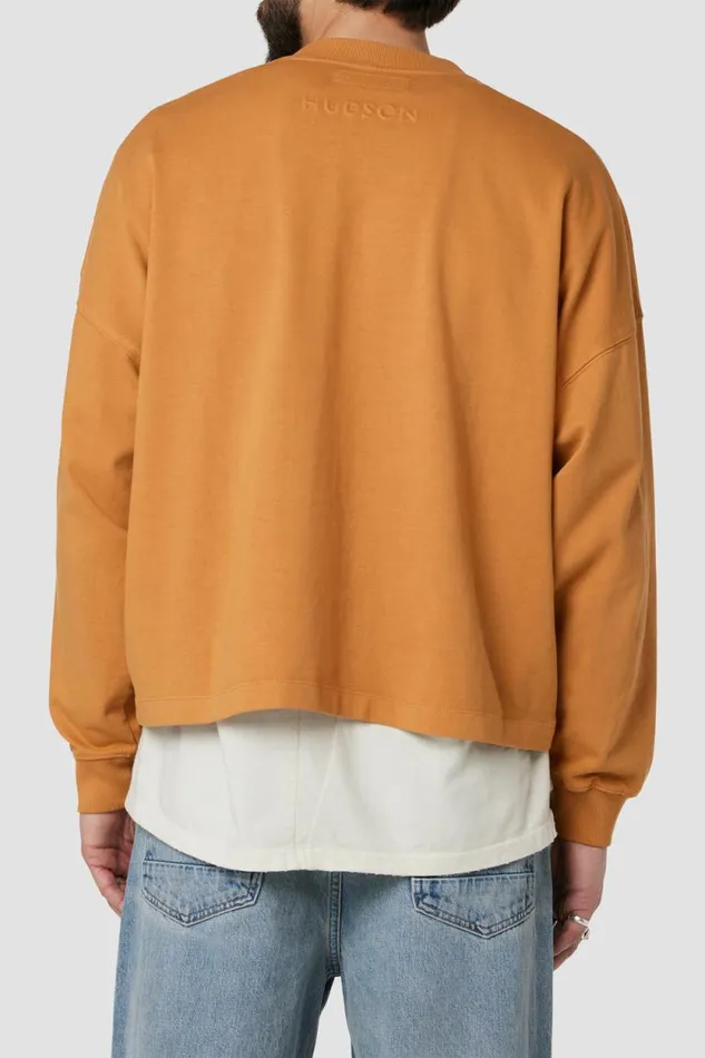 Tops and Sweaters Men Hudson Jeans Hudson X Brandon Williams Brandon Tee Rich Gold Tops and Sweaters Men Hudson Jeans Hudson X Brandon Williams Brandon Tee Rich Gold