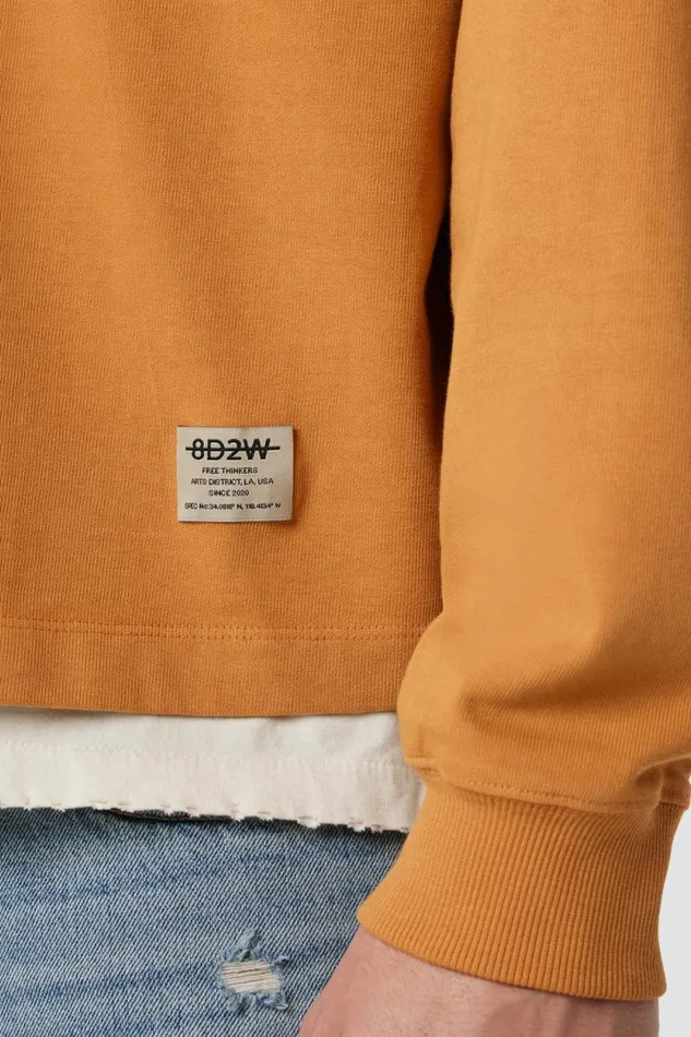 Tops and Sweaters Men Hudson Jeans Hudson X Brandon Williams Brandon Tee Rich Gold Tops and Sweaters Men Hudson Jeans Hudson X Brandon Williams Brandon Tee Rich Gold