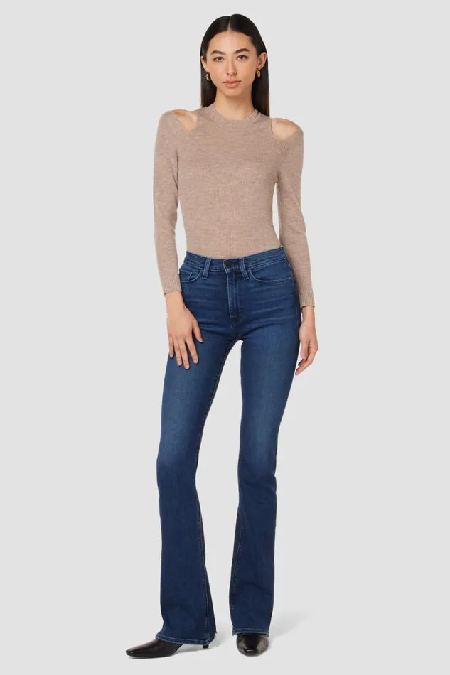 Tops and Sweaters Women Hudson Jeans Cut Out Long Sleeve Sweater Oatmeal Tops and Sweaters Women Hudson Jeans Cut Out Long Sleeve Sweater Oatmeal