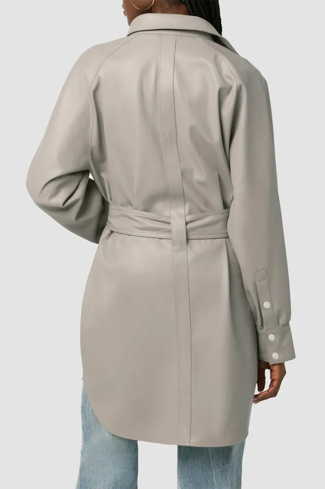 Tops and Sweaters Women Hudson Jeans Oversized Shirt Dress Moonrock Tops and Sweaters Women Hudson Jeans Oversized Shirt Dress Moonrock