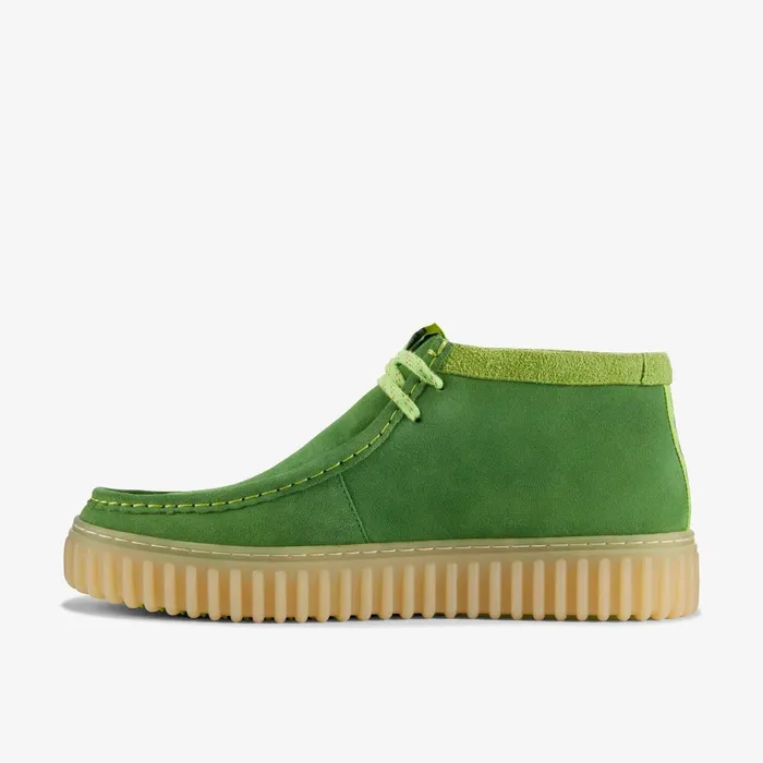 Torhill Explore X Pokmon Green Suede WomenMen Clarks Boots and Booties