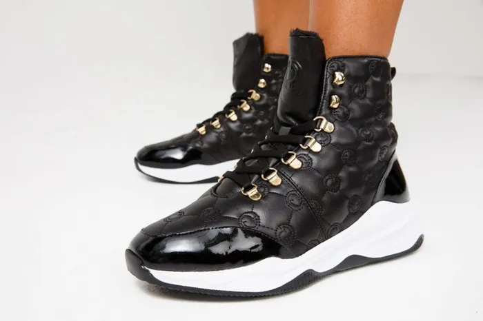 Vinci Leather Boots and Booties The Cambridge Black Quilted Leather Ankle Boot 8211 Women