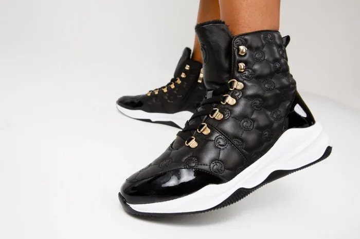 Vinci Leather Boots and Booties The Cambridge Black Quilted Leather Ankle Boot 8211 Women