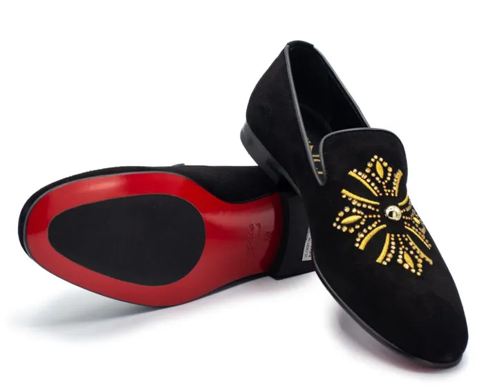 Vinci Leather Dress Shoes The Lazio Shoe Black Suede Slipon Loafer Shoe 8211 Men
