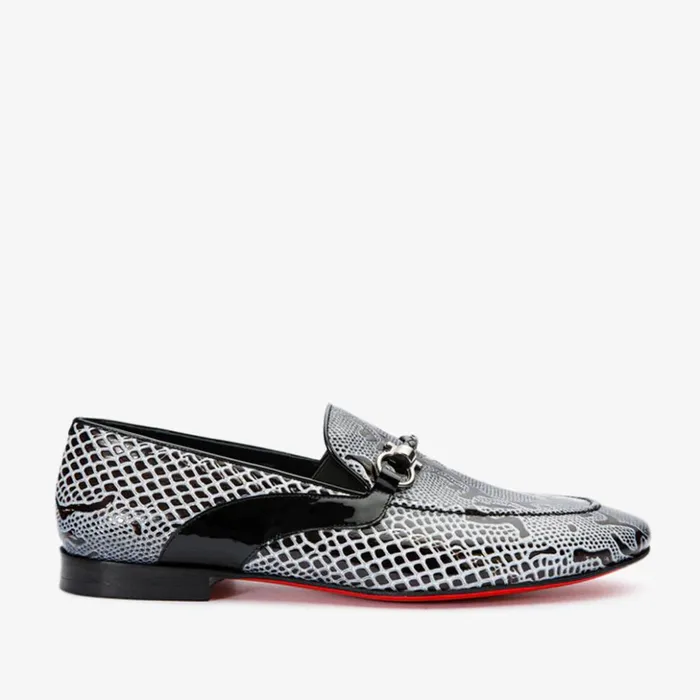 Vinci Leather Dress Shoes The Milano BlackWhite Shoe Bit Loafer Shoe 8211 Men