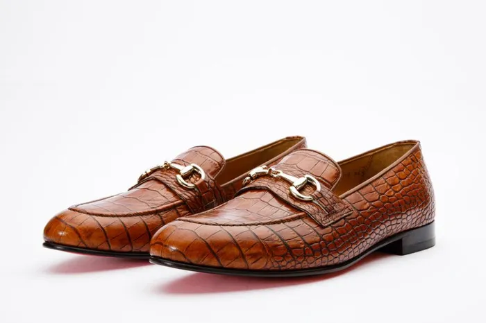 Vinci Leather Dress Shoes The Monaco Tan Leather Shoe Bit Loafer 8211 Men