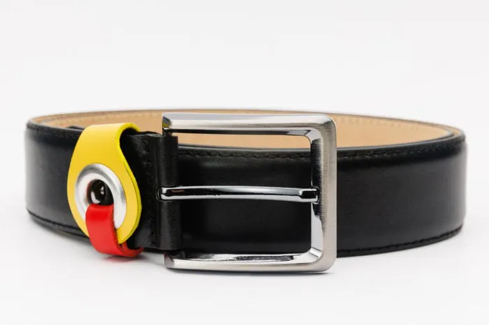 Vinci Leather Leather Belts The Jackie Black Leather Belt 8211 Men