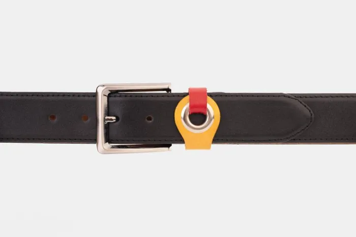 Vinci Leather Leather Belts The Jackie Black Leather Belt 8211 Men
