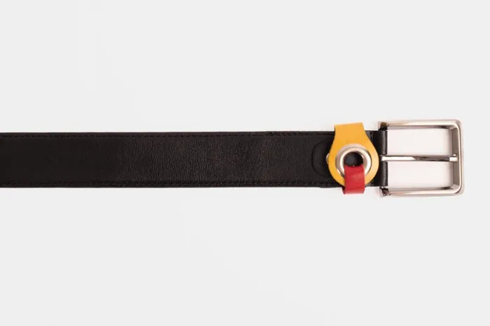 Vinci Leather Leather Belts The Jackie Black Leather Belt 8211 Men