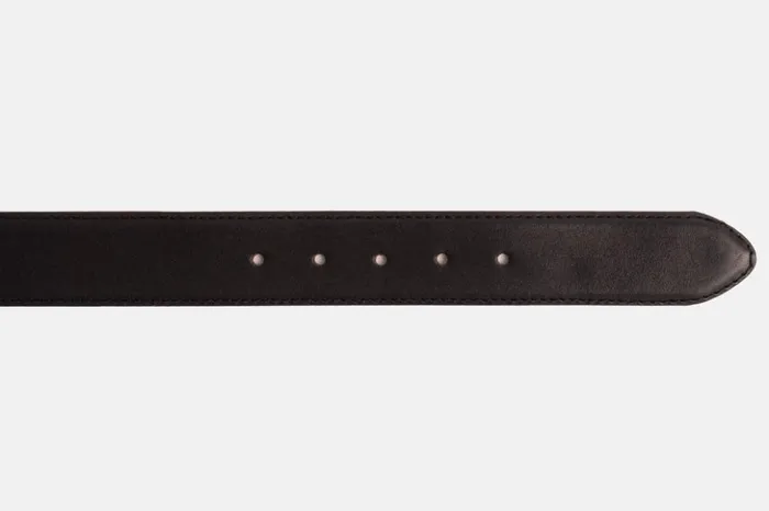 Vinci Leather Leather Belts The Jackie Black Leather Belt 8211 Men