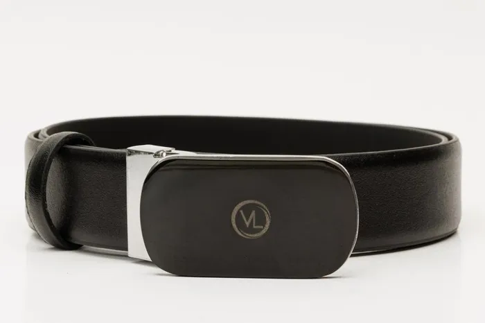Vinci Leather Leather Belts The Marzano Black Color Calfskin Belt 8211 Men