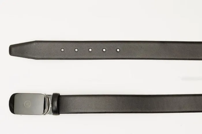 Vinci Leather Leather Belts The Marzano Black Color Calfskin Belt 8211 Men