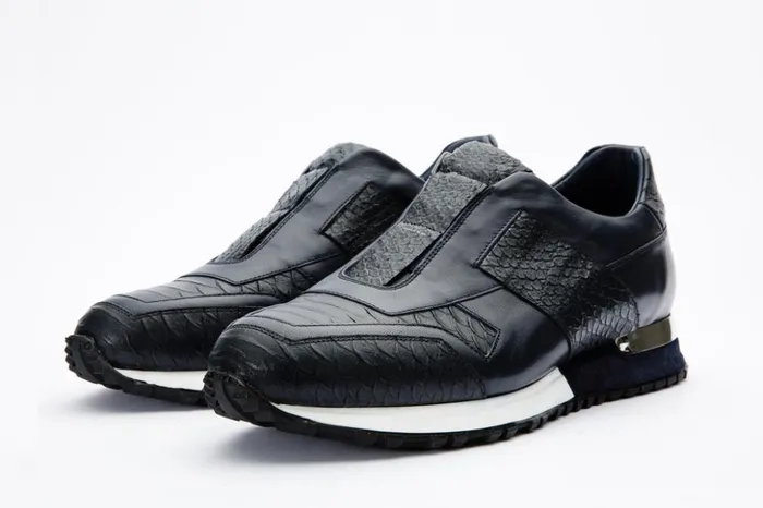 Vinci Leather Sneakers The Mugla Navy Snk Leather Sneaker 8211 Men