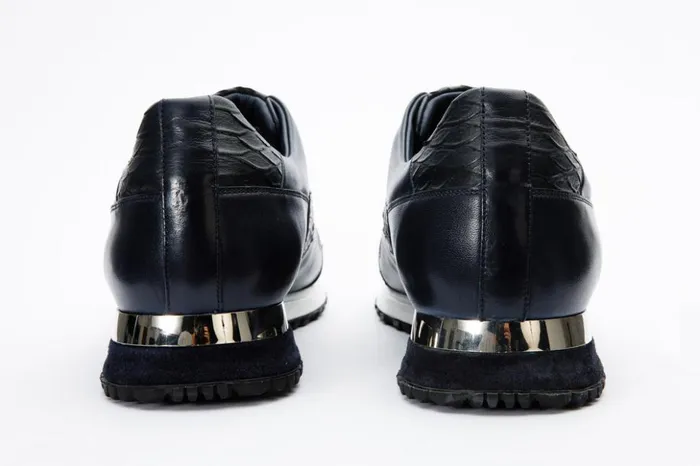 Vinci Leather Sneakers The Mugla Navy Snk Leather Sneaker 8211 Men
