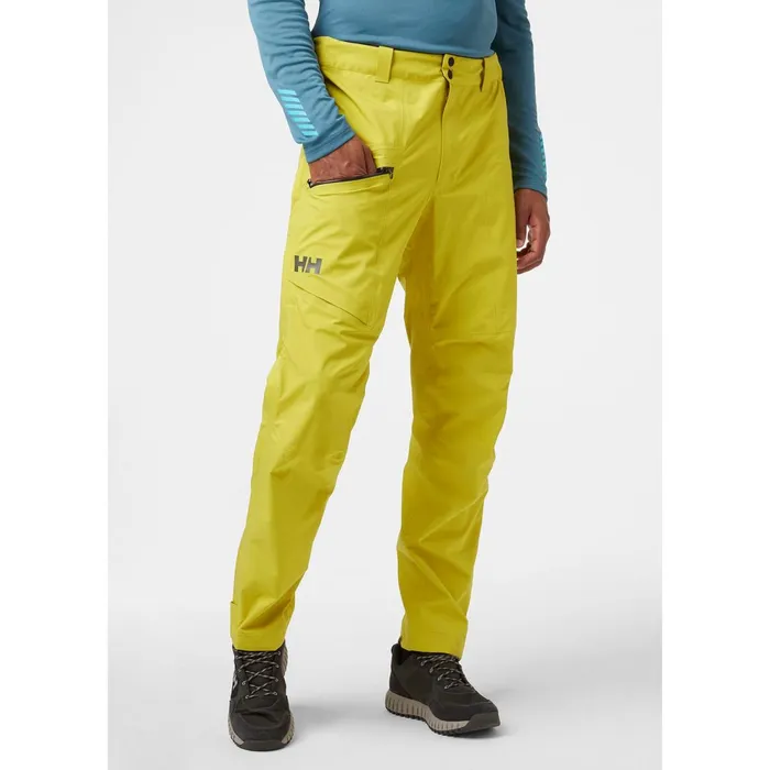Waterproof Pants Men Helly Hansen VERGLAS INFINITY SHELL PANT 426 Warm Olive