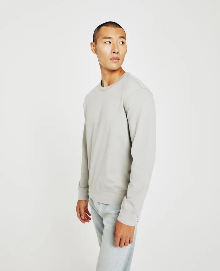 Wesley Pullover Silver Grey Men AG Jeans Tees Wesley Pullover Silver Grey Men AG Jeans Tees