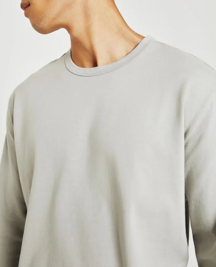 Wesley Pullover Silver Grey Men AG Jeans Tees Wesley Pullover Silver Grey Men AG Jeans Tees