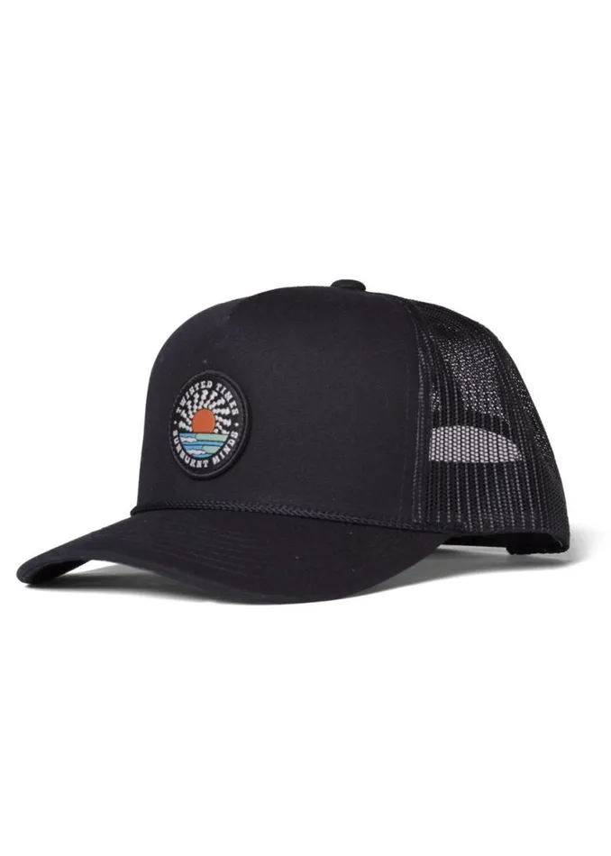 West Winds Eco Trucker Hat Black 2 Men Vissla Accessories