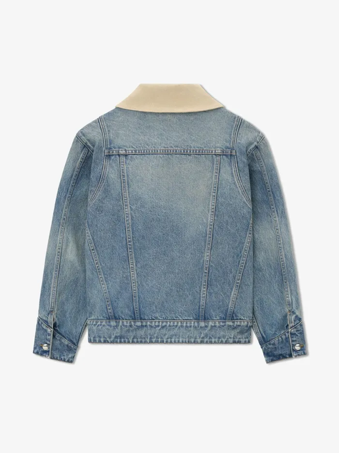 WESTERN ZIP UP DENIM JACKET Men Rhude Denim WESTERN ZIP UP DENIM JACKET Men Rhude Denim