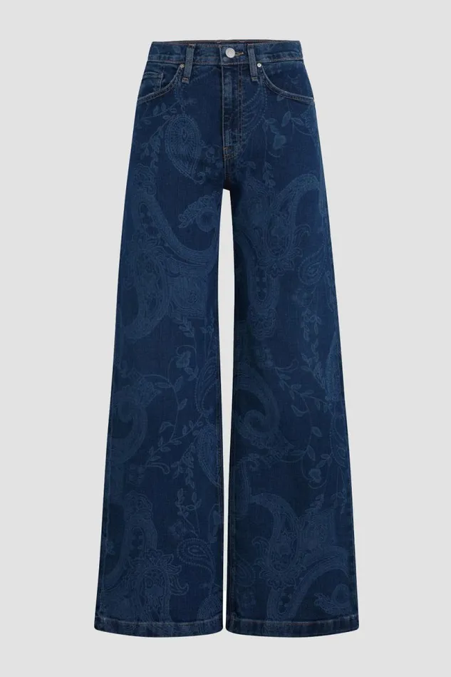 Wide Leg Women Hudson Jeans Jodie HighRise Loose Wide Leg Jean Indigo Paisley Wide Leg Women Hudson Jeans Jodie HighRise Loose Wide Leg Jean Indigo Paisley
