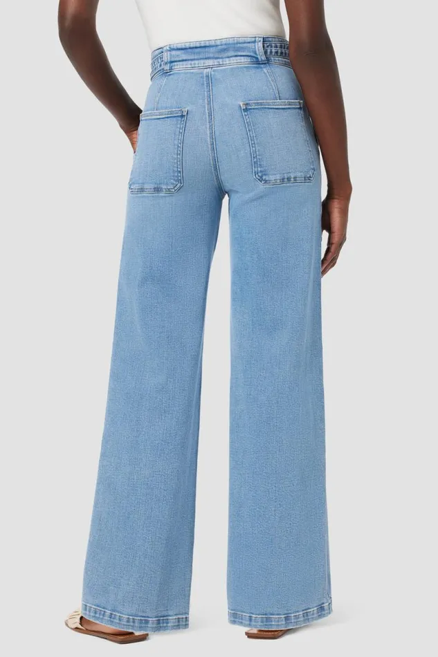 Wide Leg Women Hudson Jeans Tie Waist Wide Leg Trouser Stardom Wide Leg Women Hudson Jeans Tie Waist Wide Leg Trouser Stardom