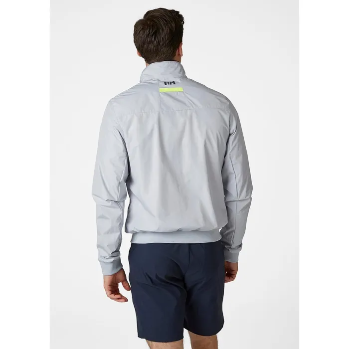 Windbreakers Men Helly Hansen CREW WINDBREAKER JACKET 853 Grey Fog