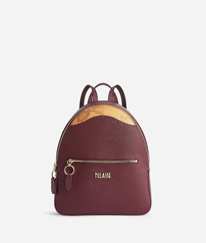 Woman Backpacks Bucket and Belt Bags Alviero Martini Digital City Backpack Burgundy Woman Backpacks Bucket and Belt Bags Alviero Martini Digital City Backpack Burgundy