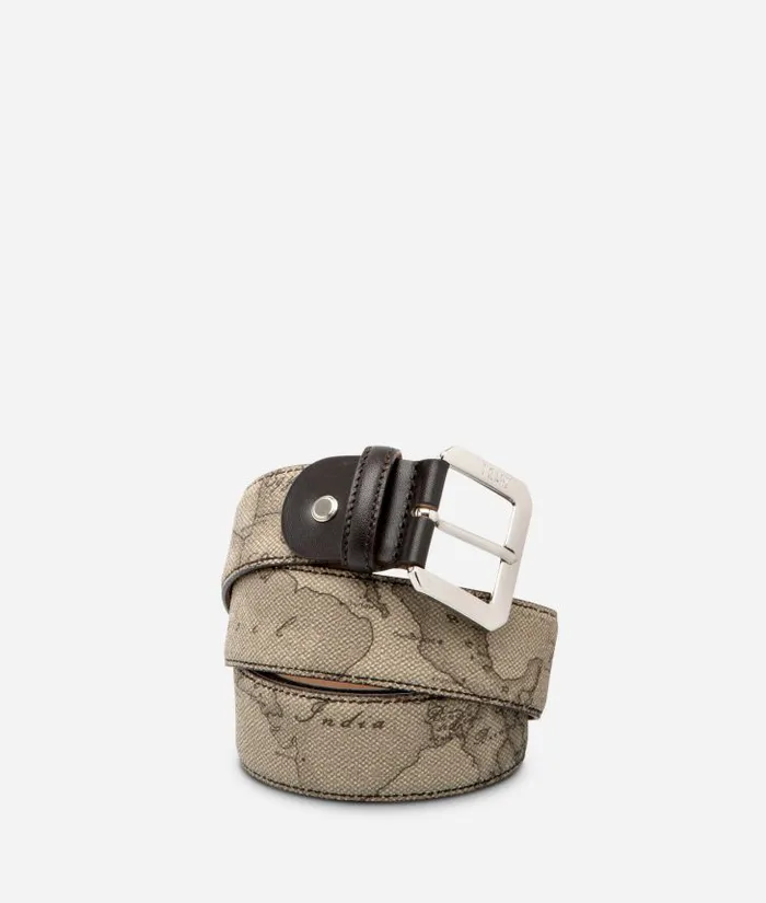 Woman Belts Alviero Martini Geo Tortora Belt With Metal Buckle