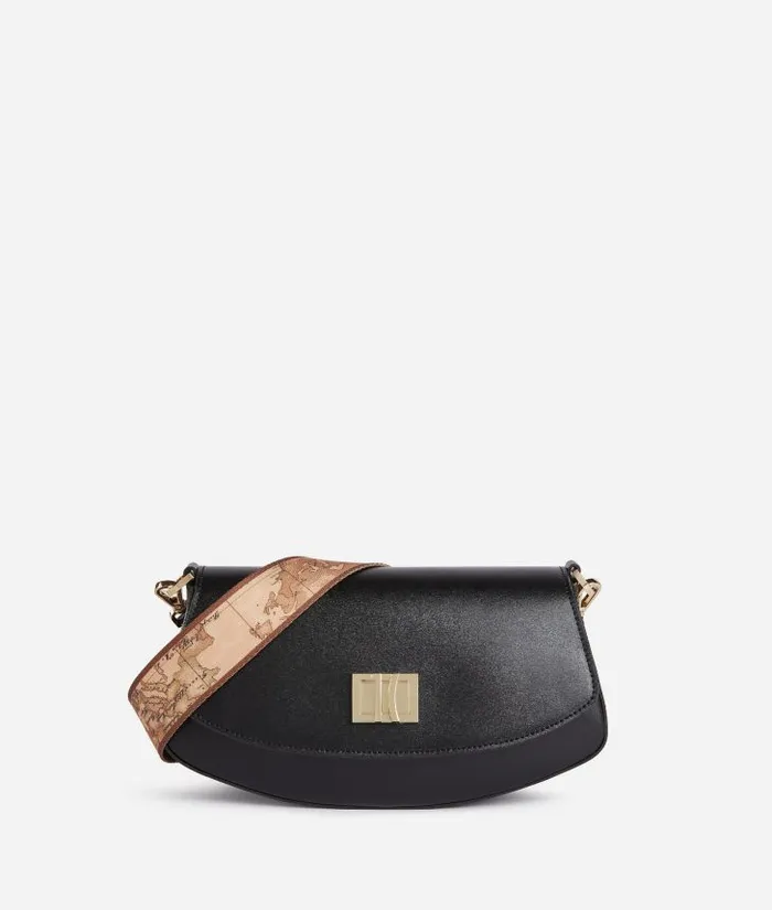 Woman Crossbody Bags Alviero Martini Winter Spirit Smooth Leather Flap Crossbody Bag Black Woman Crossbody Bags Alviero Martini Winter Spirit Smooth Leather Flap Crossbody Bag Black