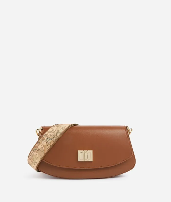 Woman Crossbody Bags Alviero Martini Winter Spirit Smooth Leather Flap Crossbody Bag Chestnut Woman Crossbody Bags Alviero Martini Winter Spirit Smooth Leather Flap Crossbody Bag Chestnut