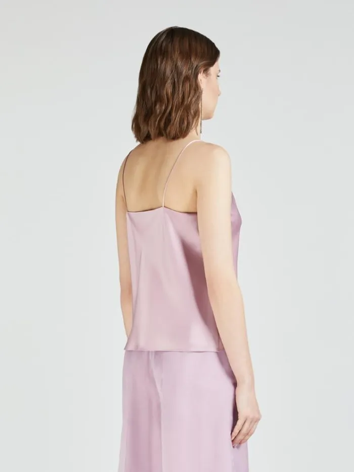Woman Envers Satin Camisole Top Lilac Maxmara Shirts And Tops Woman Envers Satin Camisole Top Lilac Maxmara Shirts And Tops