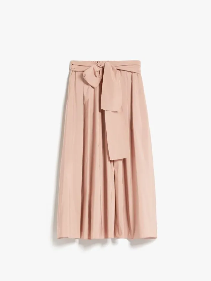 Woman Full Skirt In Taffeta Peach Maxmara Skirts Woman Full Skirt In Taffeta Peach Maxmara Skirts
