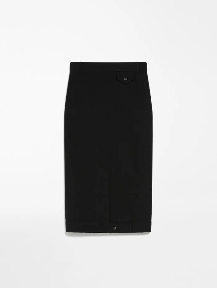 Woman Mirrorimage Midi Skirt Black Maxmara Skirts Woman Mirrorimage Midi Skirt Black Maxmara Skirts