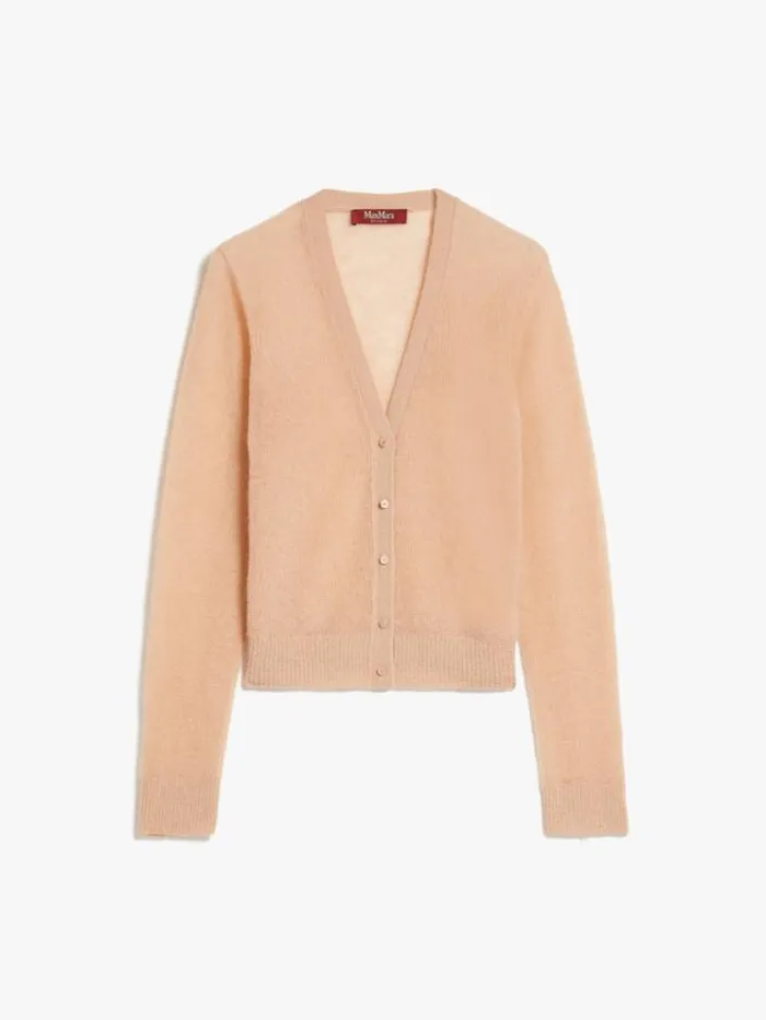 Woman Mohair Gauze Cardigan Nudo Maxmara Knitwear And Sweatshirts Woman Mohair Gauze Cardigan Nudo Maxmara Knitwear And Sweatshirts