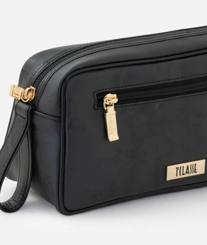 Woman Pouches and Toiletry Bags Alviero Martini Beauty Case With Wristlet Black