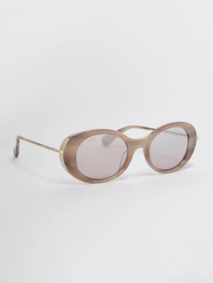 Woman Sunglasses Beige Maxmara Eyewear