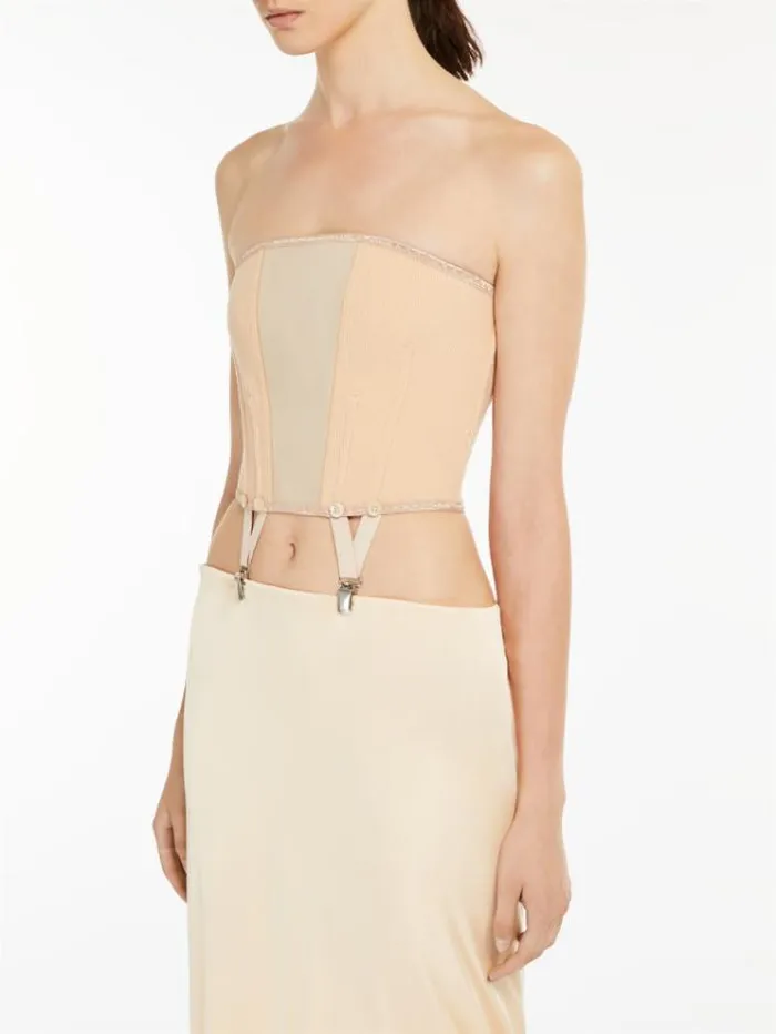 Woman Twopiece Dress Powder Maxmara Dresses Woman Twopiece Dress Powder Maxmara Dresses