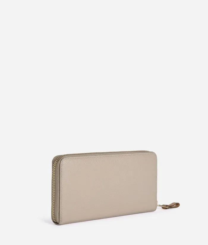 Woman Wallets Alviero Martini Universe Leather ZipAround Wallet Light Taupe