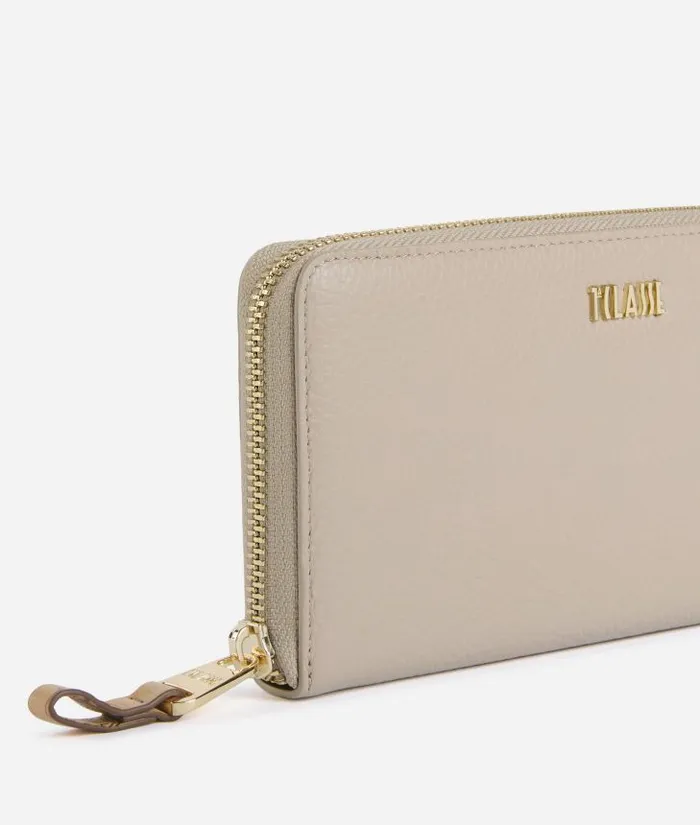 Woman Wallets Alviero Martini Universe Leather ZipAround Wallet Light Taupe