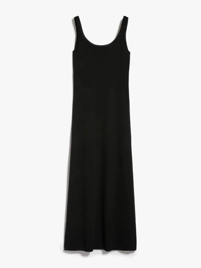 Woman Wool And Cashmere Slip Dress Black Maxmara Dresses Woman Wool And Cashmere Slip Dress Black Maxmara Dresses
