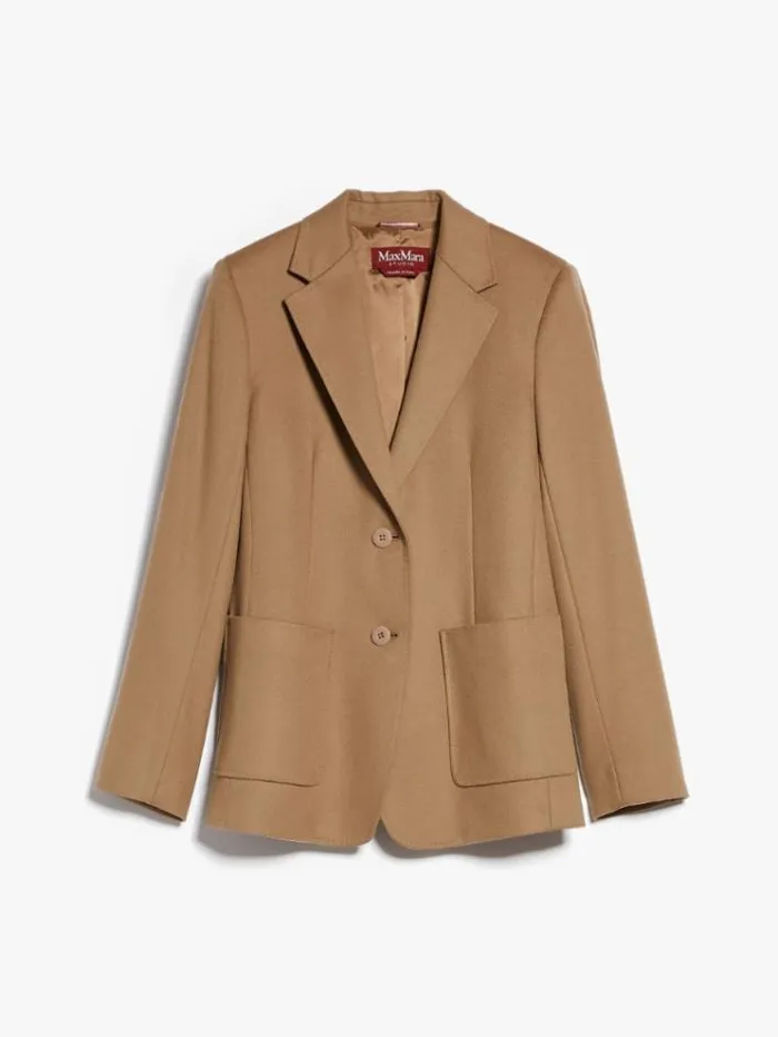 Woman Wool Singlebreasted Jacket Camel Maxmara Suit Woman Wool Singlebreasted Jacket Camel Maxmara Suit