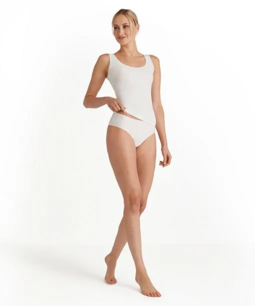 Women 2Pack Women Brief Daily Invisible White FALKE Panties and Slips
