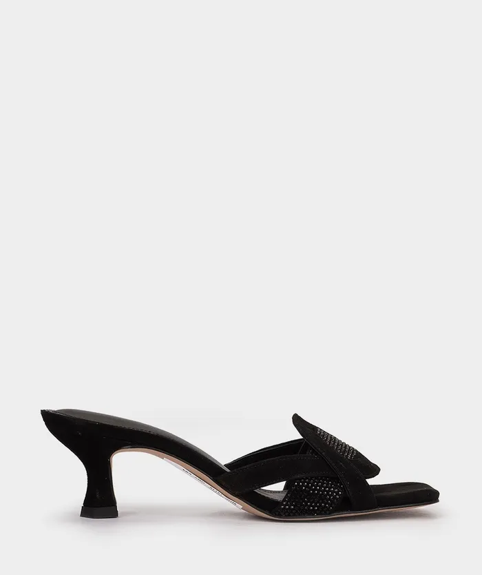 Women Agulo Black 8211 Heeled Sandals Pedro Miralles