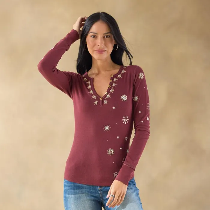 Women Annika Henley Black Sundance Catalog Tops Women Annika Henley Black Sundance Catalog Tops